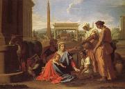 Nicolas Poussin Rest on the Flight into Egypt china oil painting reproduction